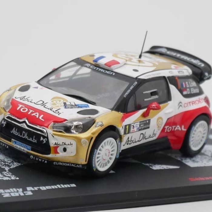 IXO 1/43 Citroen DS3 WRC 2013 Loeb Citroen Leb Tension Car Model
