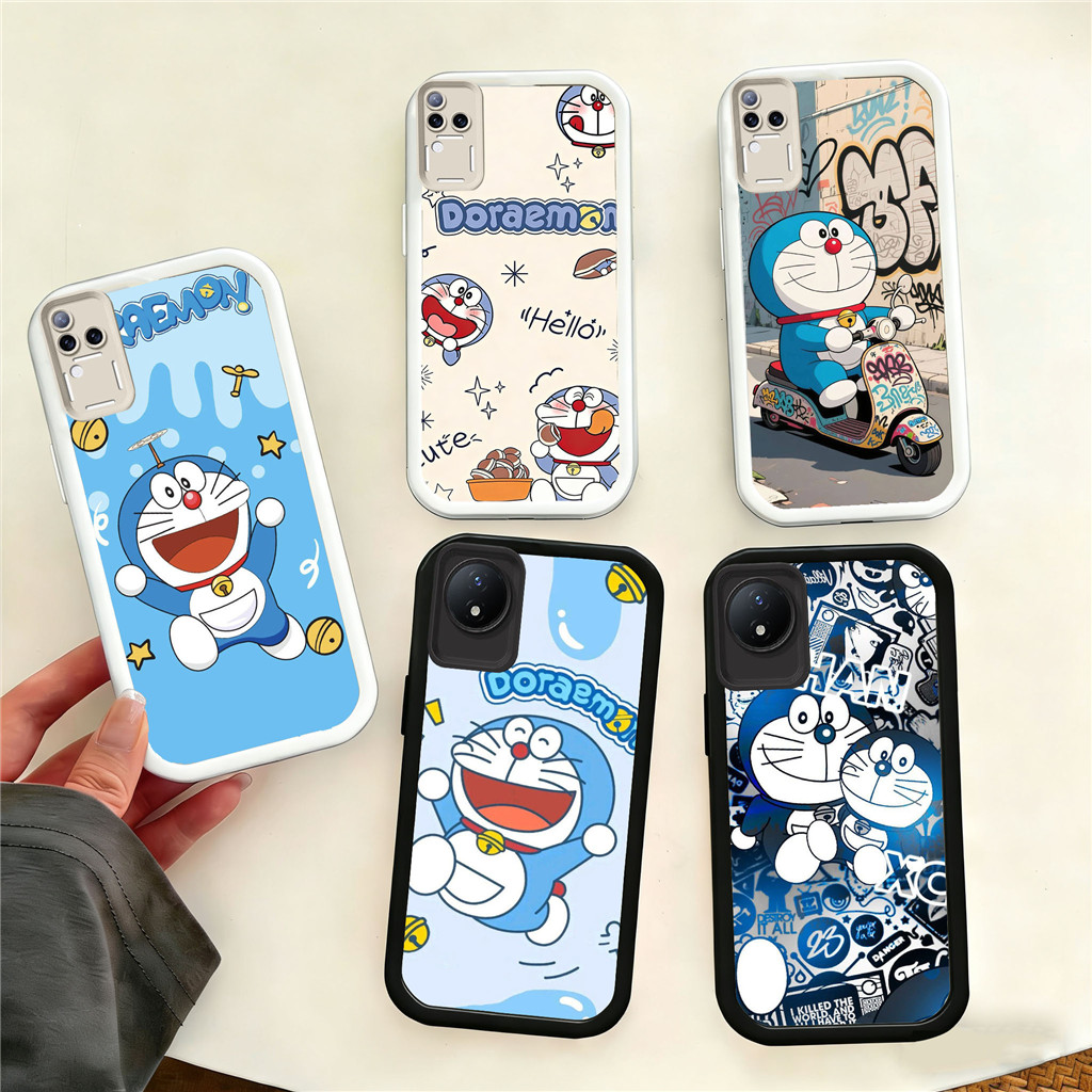 WB43 Doraemon Dingdang CatปลอกสําหรับHpชุบVIVO Y53S Y51A V40 Y200 Y33 Y51S Y300 Y02S Z1 Y200e Y19S Y