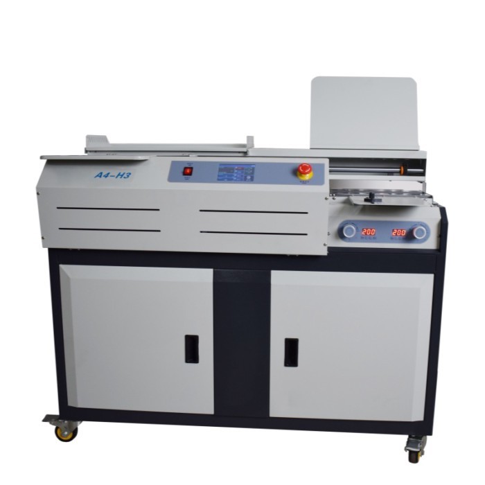 A4-H3 320mm Good Quality Automatic Glue Binder Machine A4 Size Book Binding Machine With Single Rub