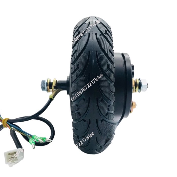 8 inch 24V36V48V350W electric scooter modified accessories motor brushless hub motor hub brake
