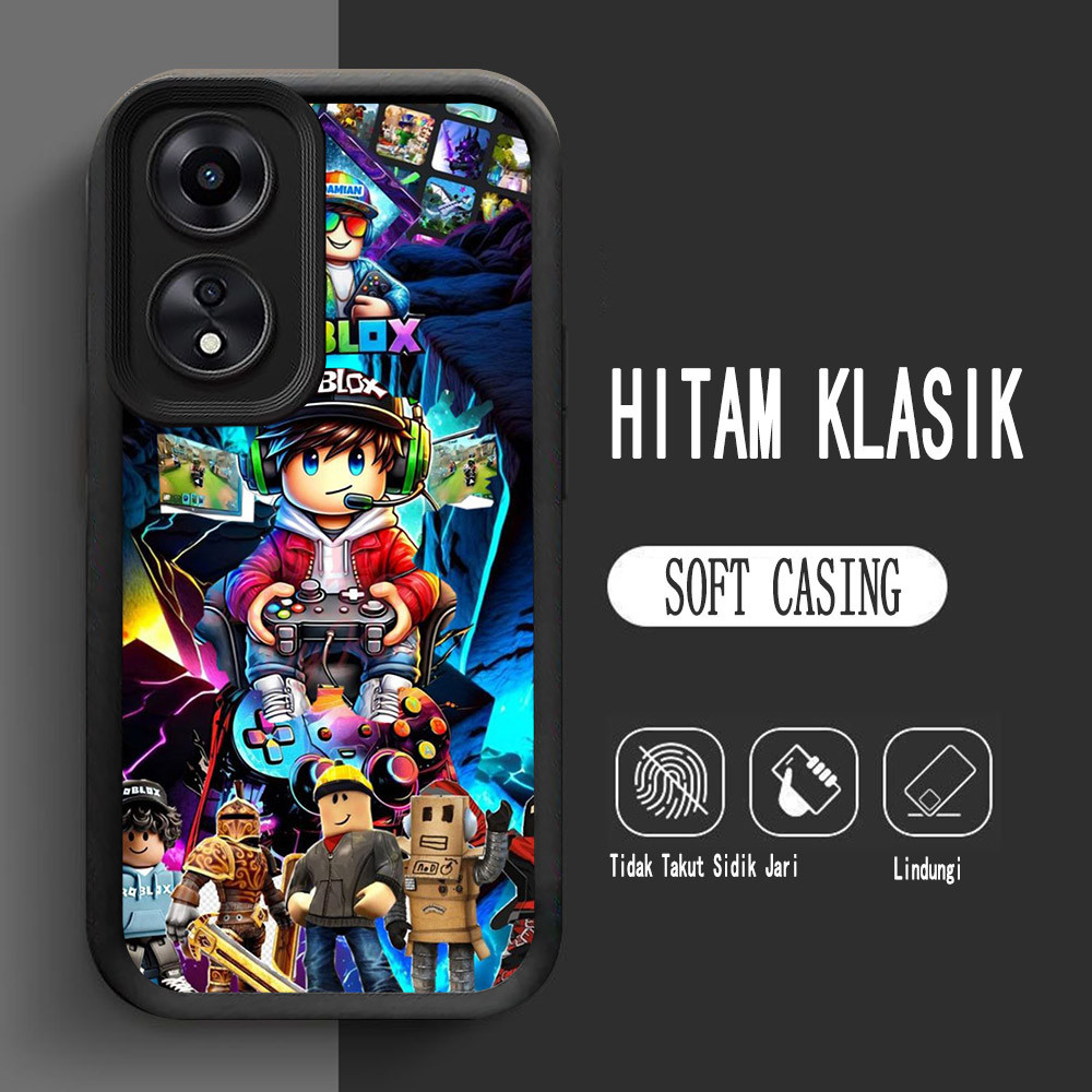 Y-10 Roblox Boy เคสซิลิโคนสําหรับ OPPO A60 A18 A58 A38 กรณี