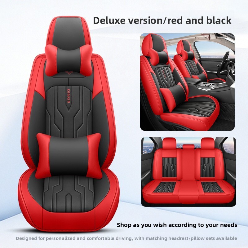 Custom Fit ผ้าคลุมเบาะรถยนต์หนัง PU ครบชุดที่มีจําหน่ายสําหรับ Swift Almera ASX E92 Triton Avensis C