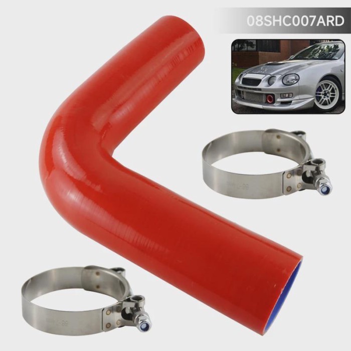 Silicone Intercooler Intake Hose Clamps Kit Toyota Celica 2.0TSI Turbo GT4 ST185 GT-FOUR 89-94;ST20
