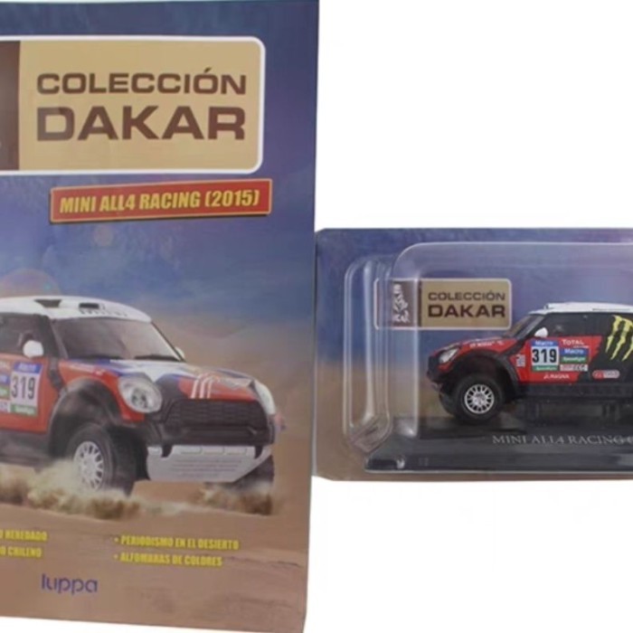 โมเดลรถ 1/43 BMW MINI MINI ALL4 RACING DAKAR DAKAR DAKAR Tensile RACING Car Out of Print Car Model