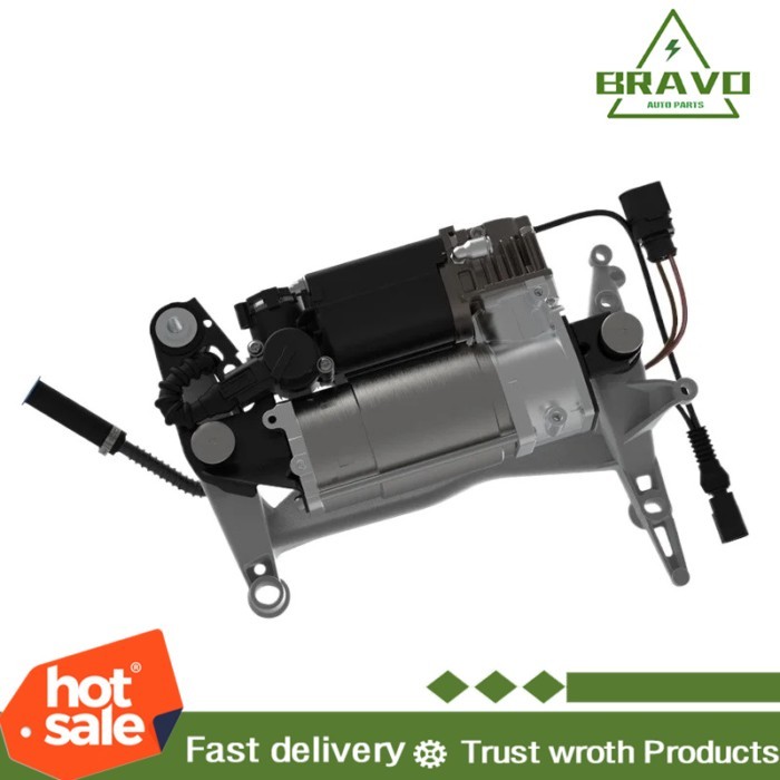 Air Suspension Compressor W/Carrier & Relay FOR VW Touareg Porsche Cayenne 7L0616007A 7L0698007B 7L