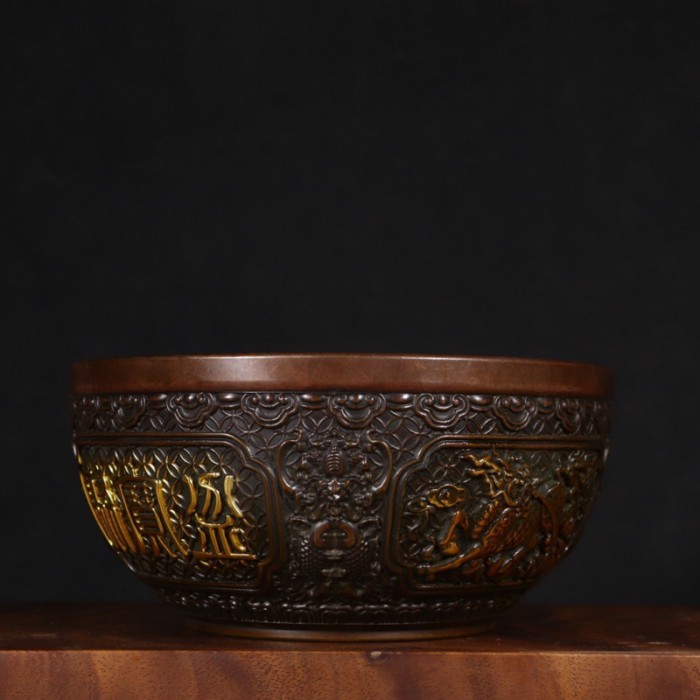 Antique Copper Kylin Cornucopia Home Desktop Decoration Gifts & Crafts Wholesale