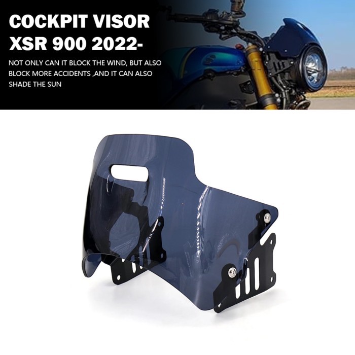 New Motorcycle Windscreen Windshield Air Wind Deflector For YAMAHA XSR 900 XSR900 xsr900 2022 2023