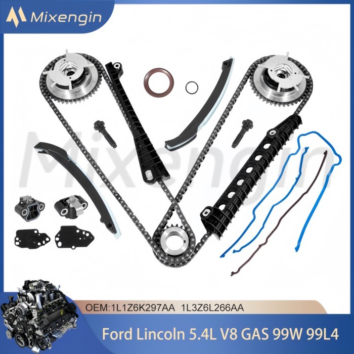 Auto Timing Chain Kit  VVT Gear For 03-14 5.4L V8 99L4 Ford F-150 F-250 F-350 Lincoln Navigator MAR