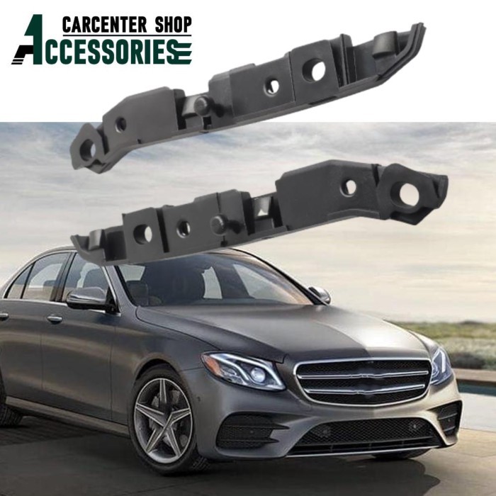 Front Left Right Bumper Cover Bar Support Bracket Holder for Mercedes-Benz E300 E400 2017-2018 E350