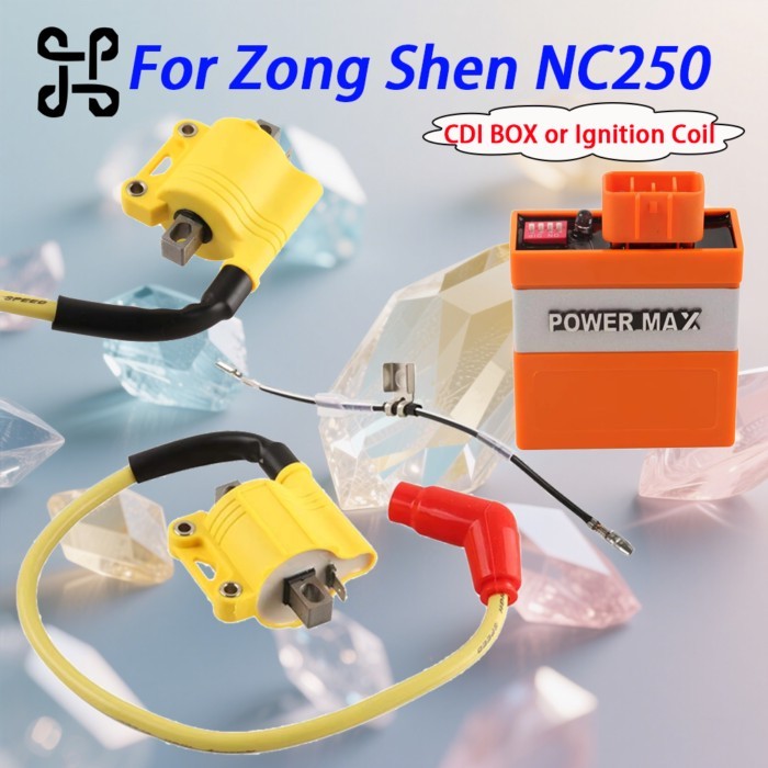 Motorcycle CDI Box Ignition Coil CDI Racing With DIP For Zong Shen NC250 NC300 Engine NC 300 NC 250