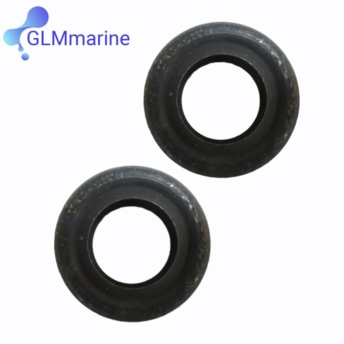 2Pcs Oil Seal 26-66022 for Mercury Marine 4.5HP 6HP 7.5HP 8HP 9.8HP 9.9HP 10HP 15HP Engine Replacem