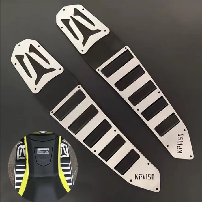 For LIFAN KPV150 KPV 150 KPV125 KPV 125 Modified Stainless Steel Foot Pedal Metal Brushed Anti-Slip