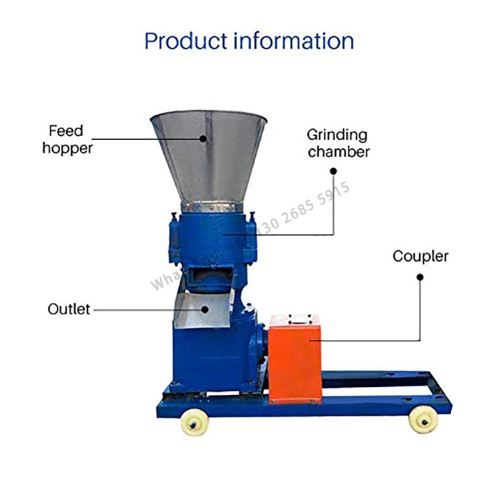 Pellet Production Machine Mill Feed Granulator Commercial Pellet Press Animal Feed Food Pellet Maki