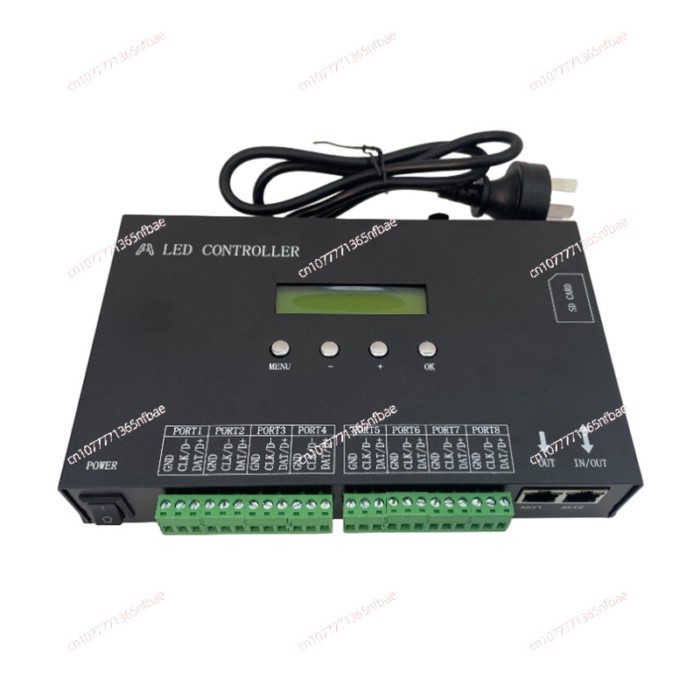 Full color light strip controller H807SA all-in-one machine DMX512 console 8-port controller