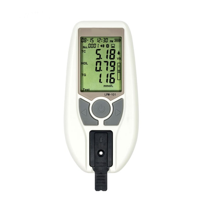 3 in 1 Lipid Meter Cholesterol Triglycerides Hdl Ldl Chol/hdl Ratio Testing Meter Lipid Profile Met