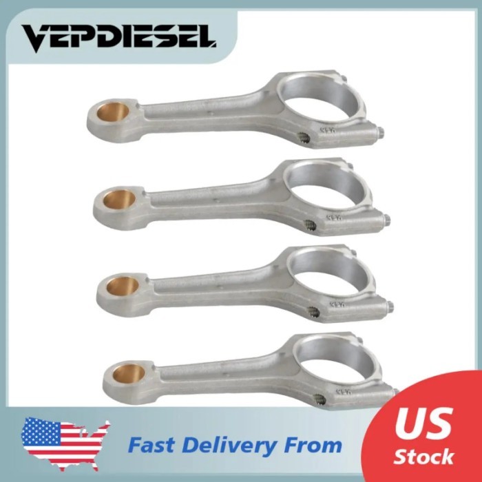 4x Connecting Rods Fits For BMW 116i 118i 318i 520i X1 X3 Z4 E81 E84 E87 E90 2.0 L4 N42 / N43 / N46