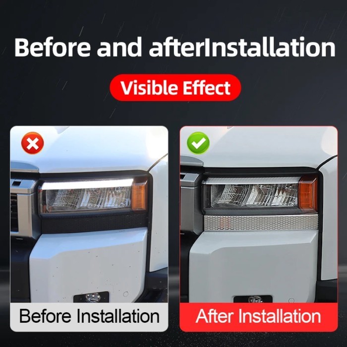 For Toyota Land Cruiser 250 2024 2025 Prado LC250 1958 First Edition FJ250 Headlight Below Decorati