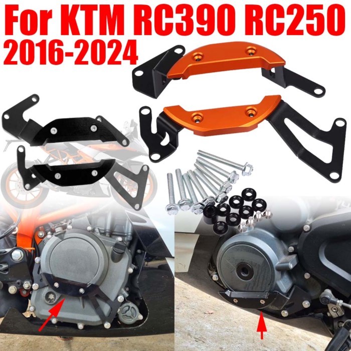 For KTM RC390 RC250 RC 390 RC 250 RC 2024 Accessories Engine Case Guard Stator Slider Crash Protect