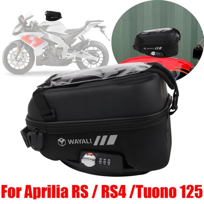 Tank Bag For Aprilia RS125 RS 125 RS4 125 Tuono 125 Accessories Luggage Tanklock Storage Bag Racing