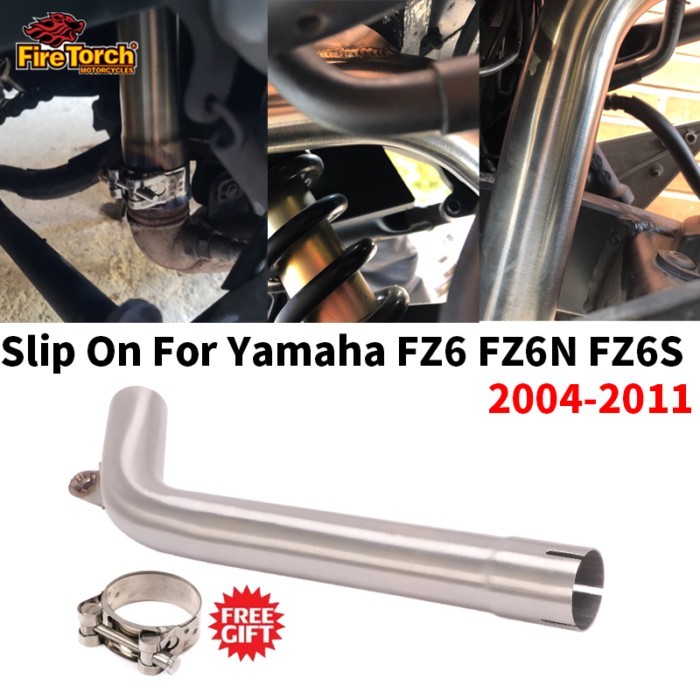 For Yamaha Fz6 Fz6N Fz 6 Fz6S 2004 -2011 Motorcycle Stainless Steel Espace System Moto Middle Link