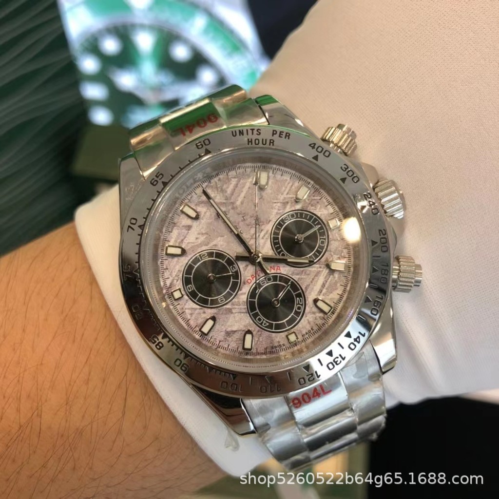 2026 แฟชั่นกีฬา N Swiss Movement Daytona Series C โรงงาน 4130 7750 Multi-Function Chronograph Mechan
