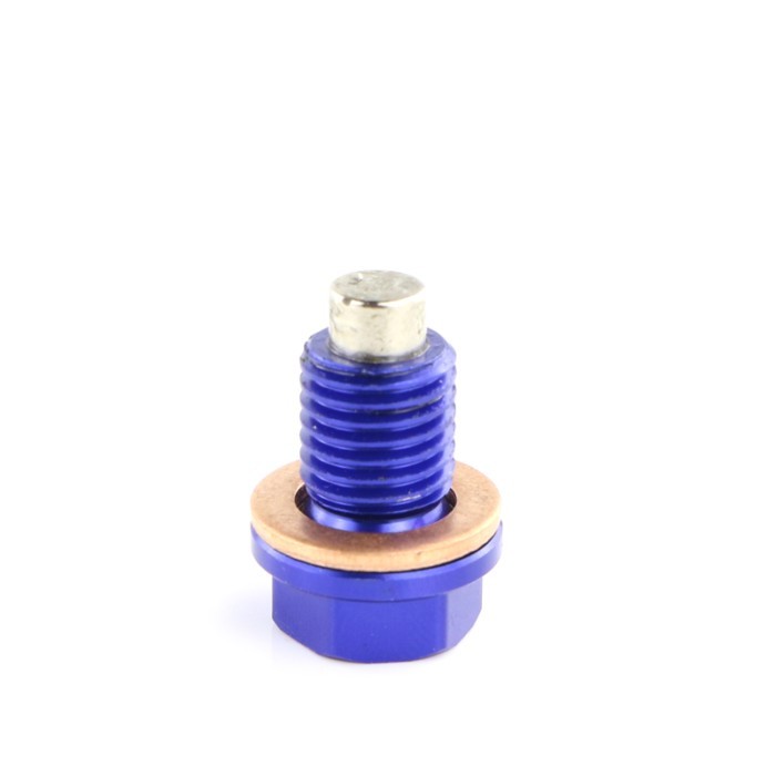M10x1.25 Engine Magnetic Oil Pan Drain Plug Bolts Crush Washer Fit For Yamaha WR250F WR450F YZ125 Y