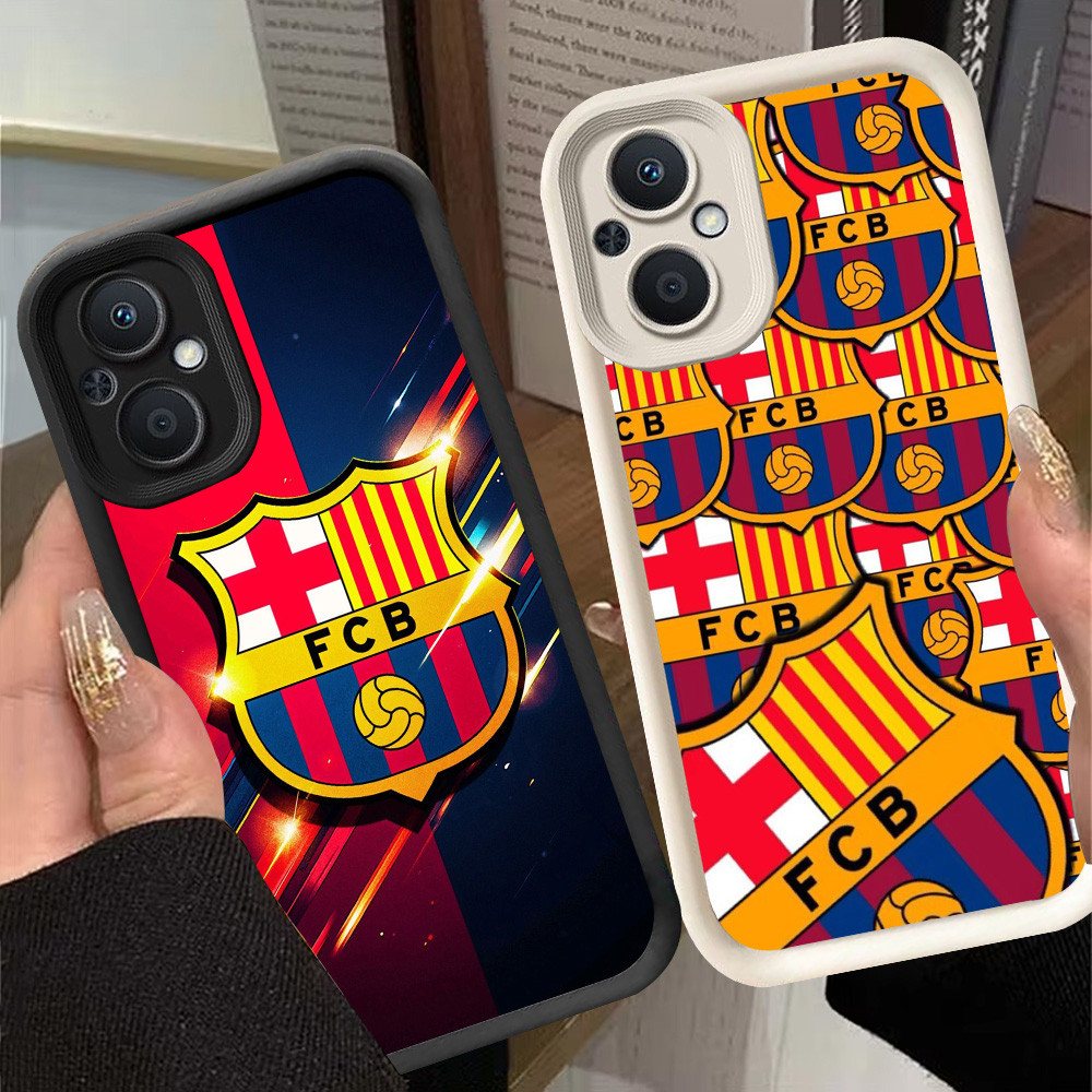 G-31 Barcelona Casing สําหรับ OPPO Reno 7Z 8 8Z 7 Lite 5G สีดําและสีขาว
