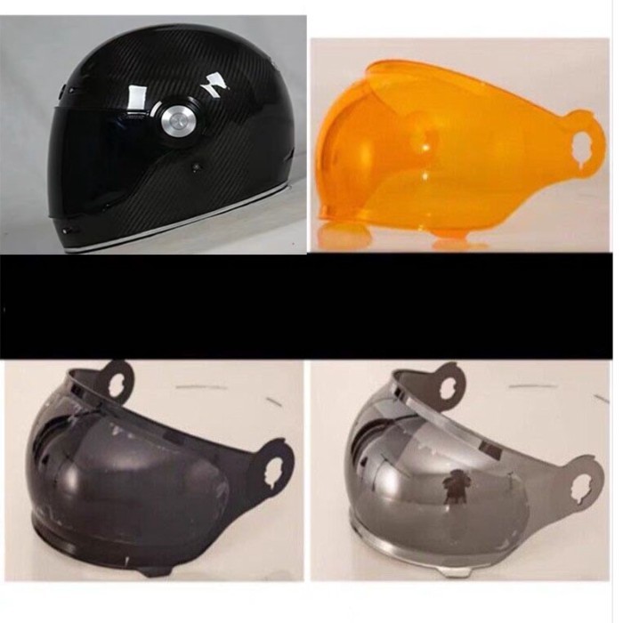 Motorcycle Helmet Visor for TORC Carbon Fiber Retro Full Helmet Lens T135/T1 Capacete De Moto Visor