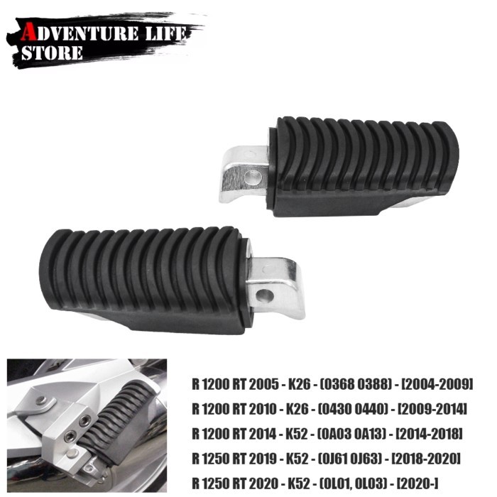 Motorcycle Rear Footrest Footpeg For BMW For BMW R1200RT R1250RT R 1200 RT 1250 1200RT 1250RT Foot