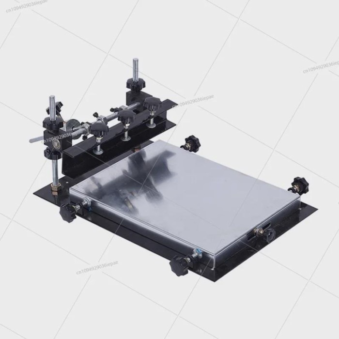 Small Size Manual Silk Screen Station, Adjustable Solder Paste Printer, SMT Printing Stencil Machin