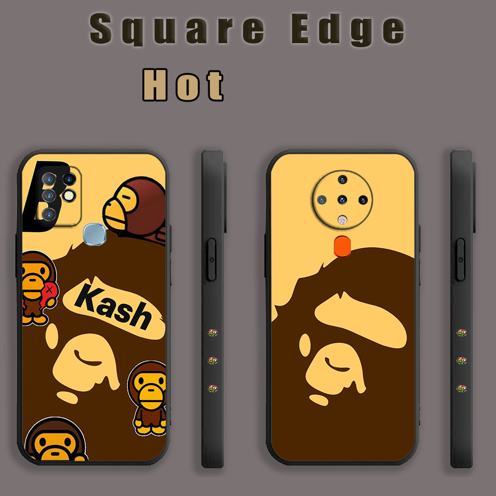 ปลอกสําหรับ Xiaomi POCO M6 PRO C61 M6 X6 F6 PRO C75 X7 Pro F7 PRO สุดยอด BAPE LOGO JGL70 เคสโทรศัพท์