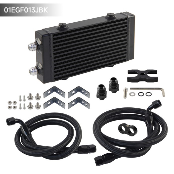 Bar&Plate Oil Cooler Kit Small/Medium/Large Size Dual Pass Fits for BMW E90 E92 E93 335i E36 Euro 6
