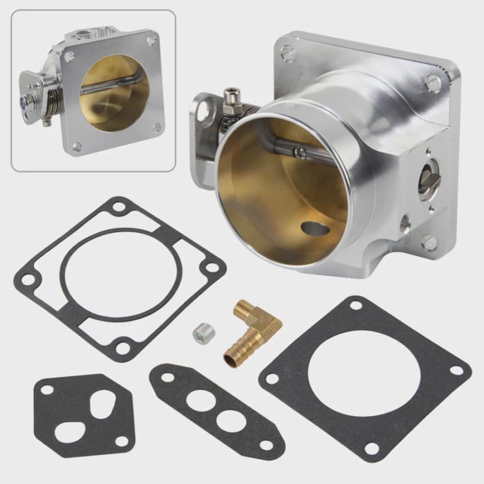 Performance Billet CNC Throttle Body 75mm 2.95" For Ford Mustang 86-93 GT Cobra LX 5.0L V8 Engine H
