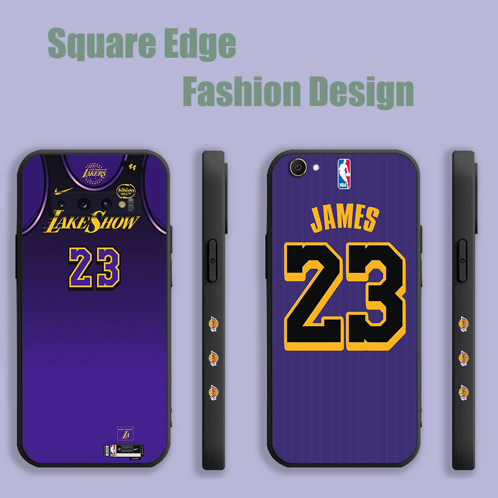 ปลอกสําหรับ Samsung A15 A25 S24 Ultra A55 S23 FE A35 Galaxy S24 Fe A56 Lebron James Lakers LBJ Jerse