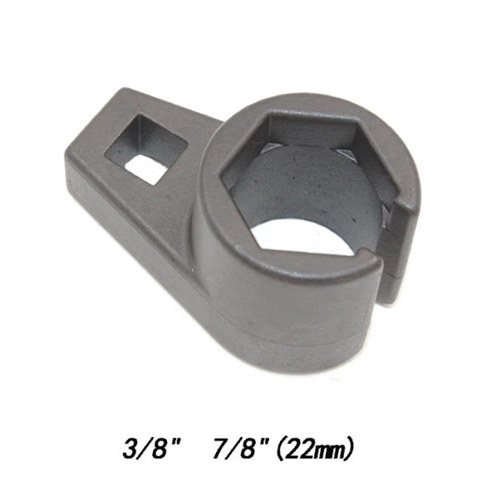 3/8" DRIVE OFFSET OXYGEN O2 SENSOR SOCKET 7/8" (22MM) for Benz/BMW/VW/Honda