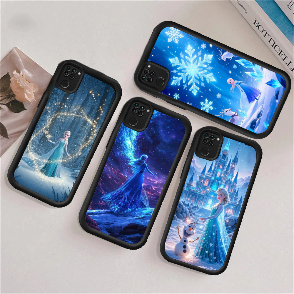 WA3 Frozen Elsa สําหรับ Hp ชุบ Xiaomi Redmi POCO K60 M4 13C 13 10 A1 12 F6 10C F5 Ultra Pro 5G วัสดุ