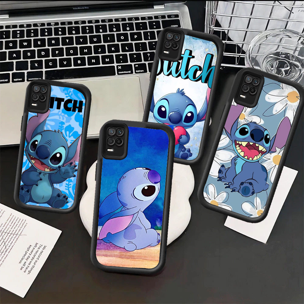WC47 Stitch สําหรับ Hp ชุบ OPPO A55 A52 A54 A53 A53S A5 A3S A38 A54S 2020 2018 วัสดุ TPU