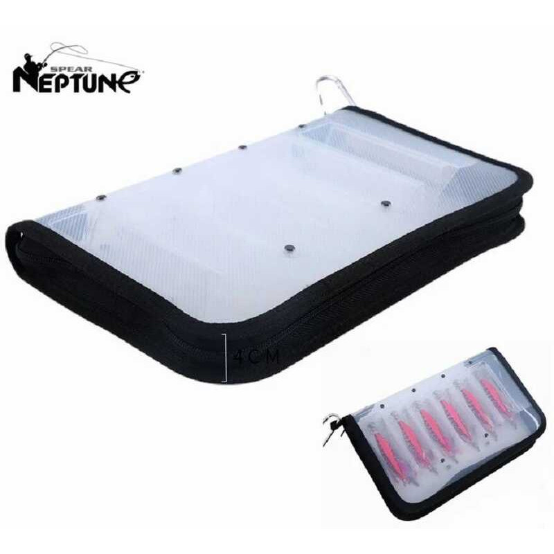 Octopus กล่องเก็บเหยื่อปลาหมึก Egi Case กล่องเก็บเหยื่อปลอมแบบแข็ง เหยื่อ กันน้ำ กระเป๋าอุปกรณ์ตกปล