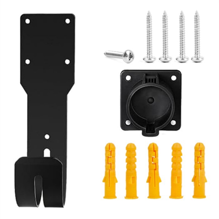 J1772 EV Charger Holder SAE J1772 EV Charger Holder Wall Mount for All J1772 EV Charger Models Char