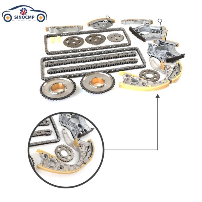 079109218R 079109217R 06E109465AP 06E109465AQ Timing Chain Tensioner Kit For VW Touareg Audi S5 A8