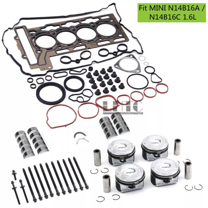 Set of Engine Overhaul Rebuild Pistons Kit STD 77mm 20mm For BMW Mini Cooper S JCW R55 R56 R57 N14B