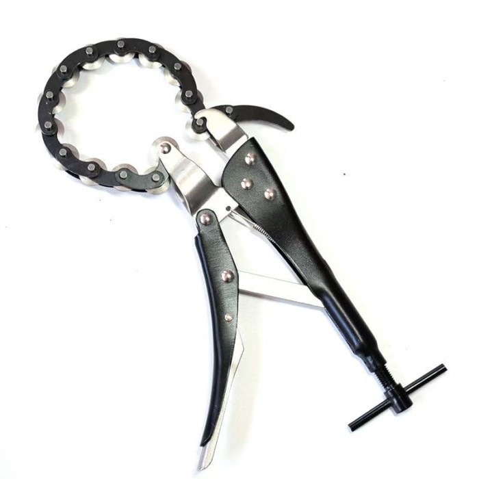 Car Exhaust Pipe Cutter Plier Multi Wheel Chain Lock-grip Tube Wrench Accessories Tool