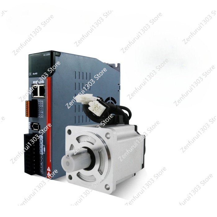 750w 1kw  Ethercat 3/4 a  AC Servo Motors Drivers 2.39/3.2/4 N.m AC Servo Motor Driver Kit for Mach