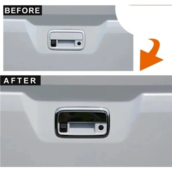 For Daihatsu Atrai Hijet Cargo 2022-2023 ABS Carbon Fiber Car Tailgate Handle Decorative Cover Stic