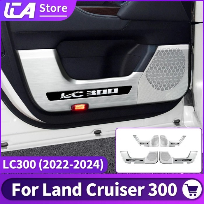 LC300 FJ300 Interior Accessories For 2021-2025 Toyota Land Cruiser 300 Stainless Steel Car Door Pro