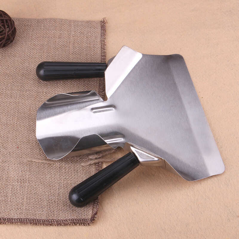 Kentucky Burger Shop เฉพาะสแตนเลส French Fries พลั่วหนา French Fries อุปกรณ์ French Fries บรรจุภัณฑ์