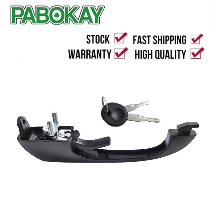 Outside Exterior Door Handle Left or Right with 2 Keys For Volkswagen T3 Transporter III Bus 1979-1
