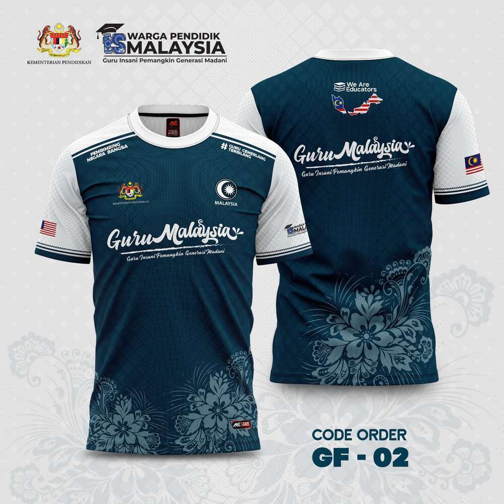 51792 GURU CEMMERLANG TERBAKANG TSHIRT 3D พิมพ์ PENDIDIK sublimated คุณภาพสูง unisex เสื้อเหมาะสําหร