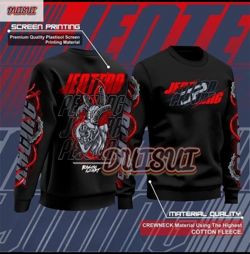 SWEATSHIRT JP RACING HEART (ฉบับพิเศษ)