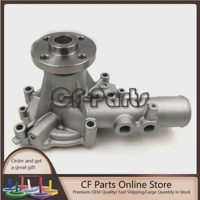 Water Pump YM123907-42000 For Komatsu Loader WB98A-2 WB97S-2 WB97R-2 PW110R-1 PC95R-2 PC110R-1